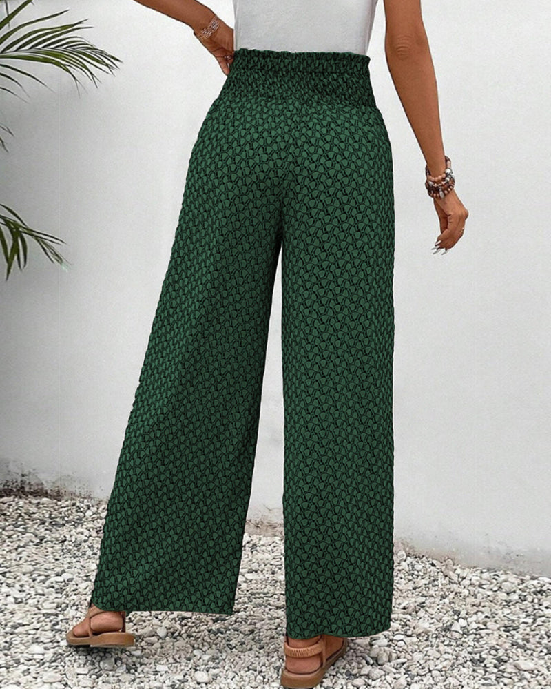 Susy | Women's Pants with Geometric Print