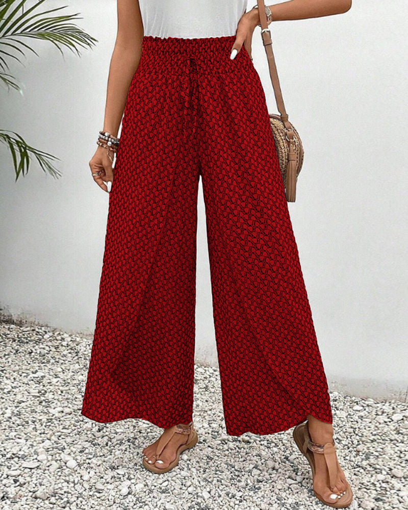 Susy | Women's Pants with Geometric Print