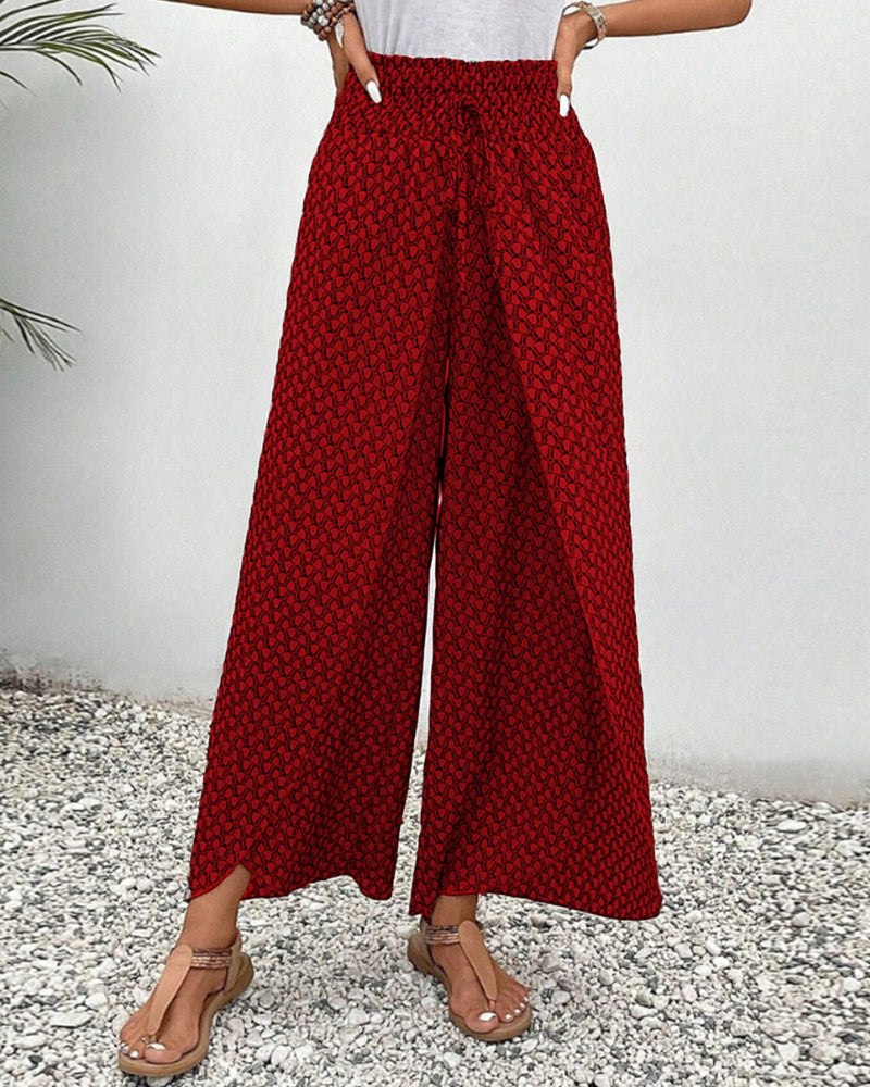 Susy | Women's Pants with Geometric Print