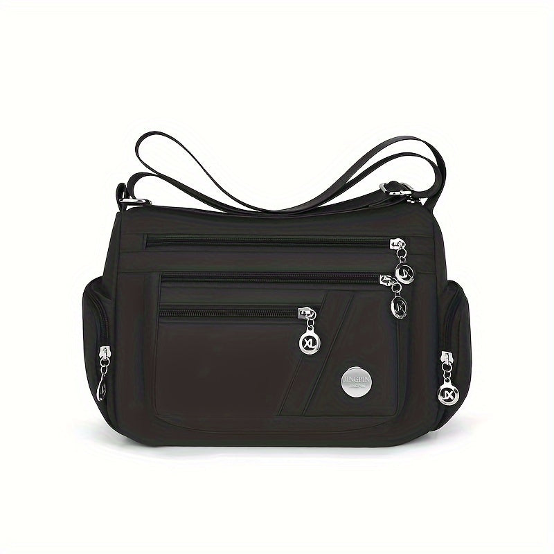 Sandy | Versatile Multi-Zipper Shoulder Bag for Everyday Organization