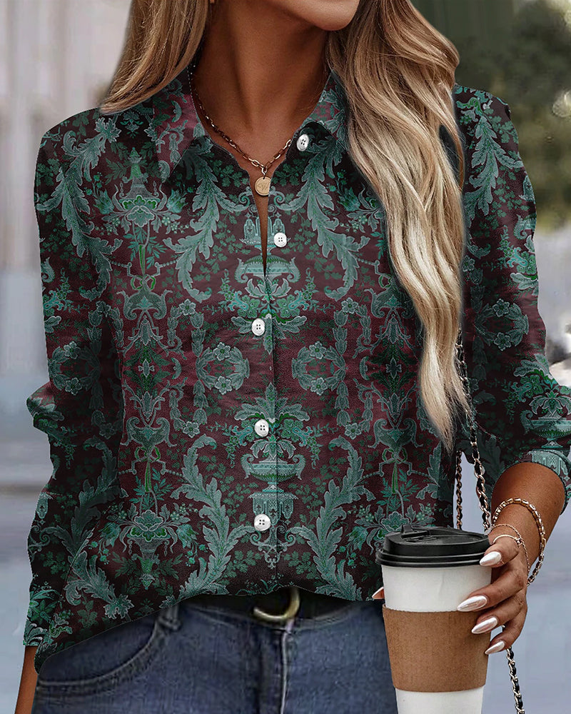 HANNAH | Stylish Eye-catching Patterned Blouse