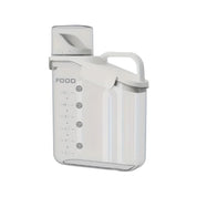 Moisture -resistant pet food container with measuring cup - Freshbite