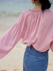 Eleanor | Classic Crew Neck Striped Top