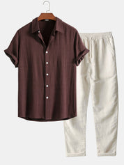 Kane | Shirt and Pants Linen Set