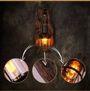 ClearBeam - Glass and Iron Sconce-6