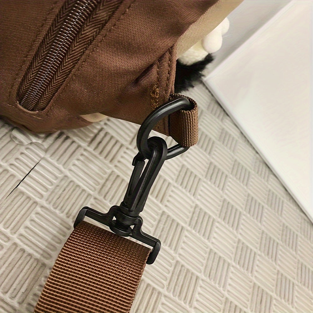 Eveleen | Compact Crossbody Nylon Sling Bag