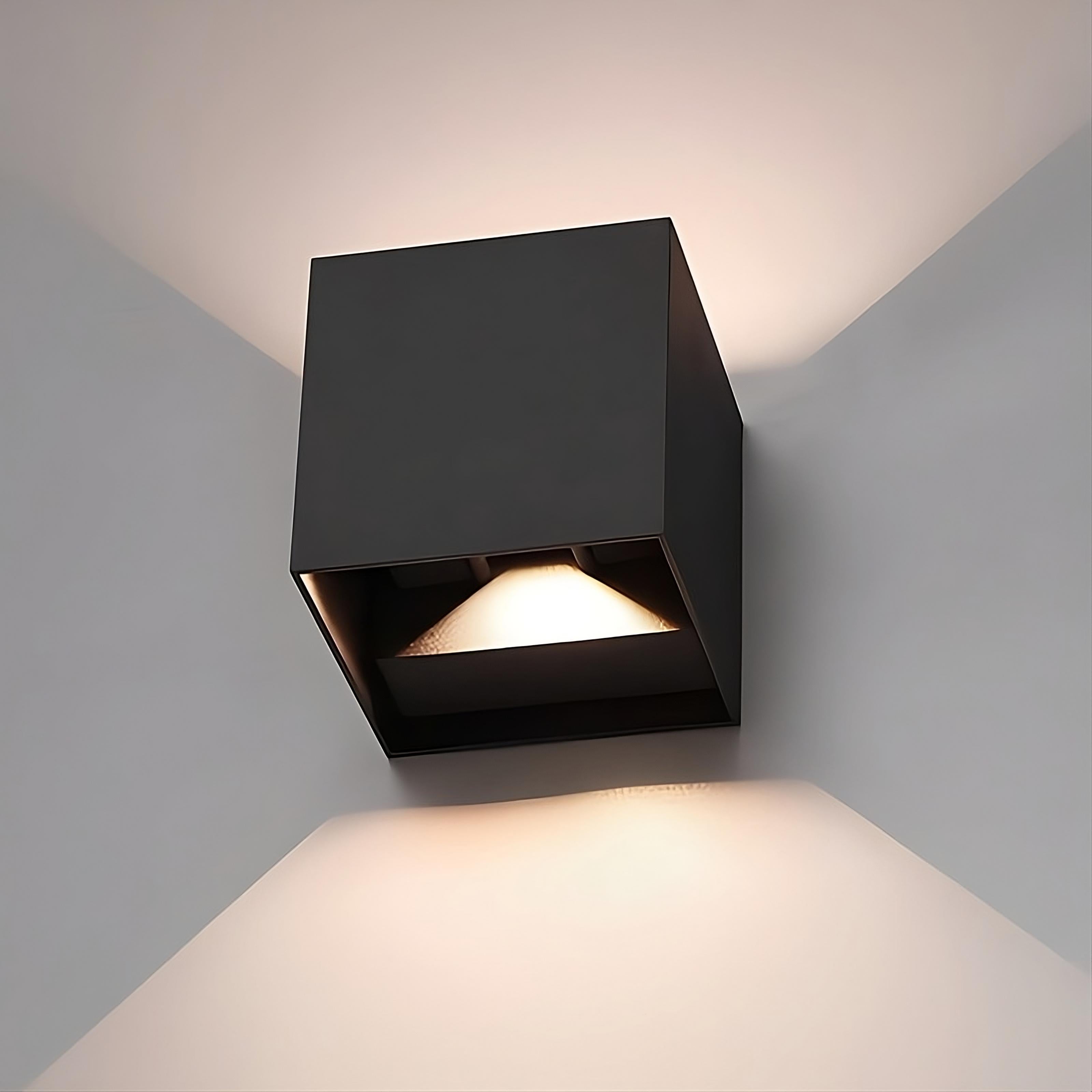 BostonBright | Contemporary Cube Wall Light