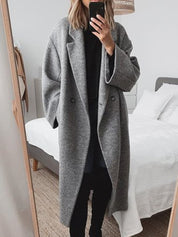 Cely | Comfortable Oversized Coat with Double Buttons