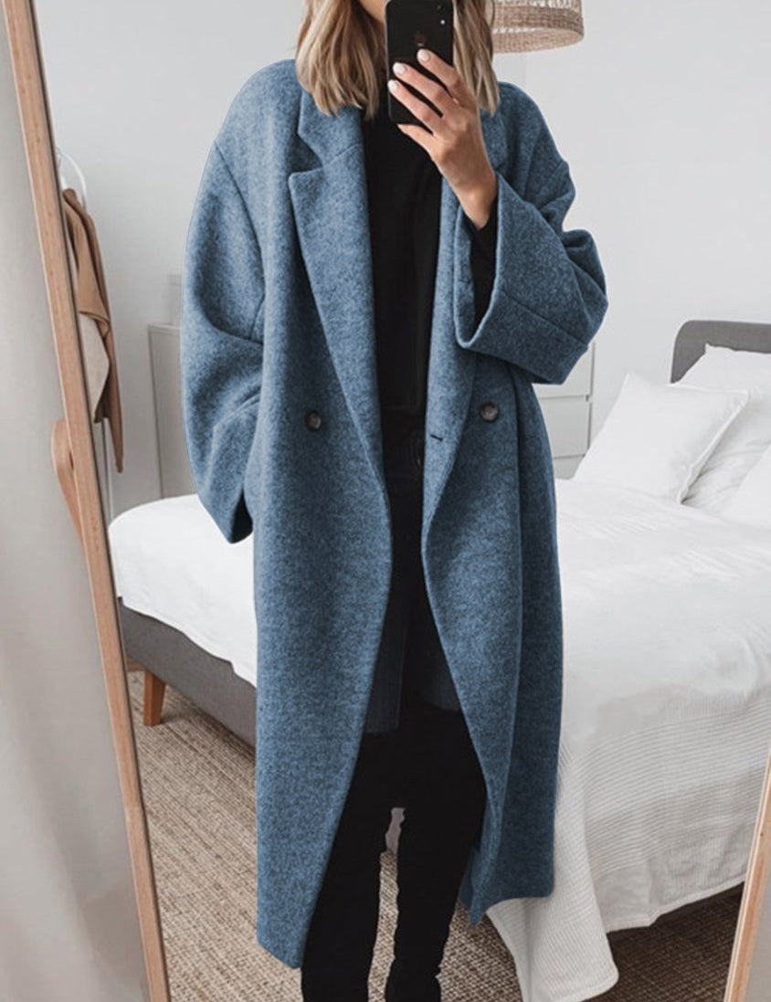 Cely | Comfortable Oversized Coat with Double Buttons