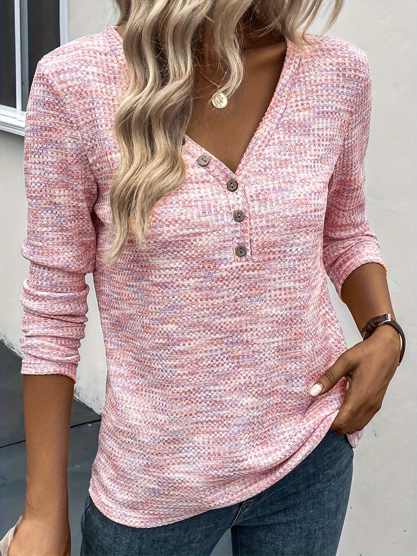 Macy | Elegant Long-Sleeve Blouse