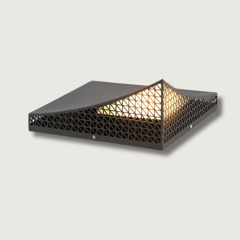 EdgeGlow – Contemporary Solar Pyramid Wall Light-2
