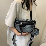 Emily | Stylish Rhinestone Crossbody and Waist Bag for Trendy Outfits