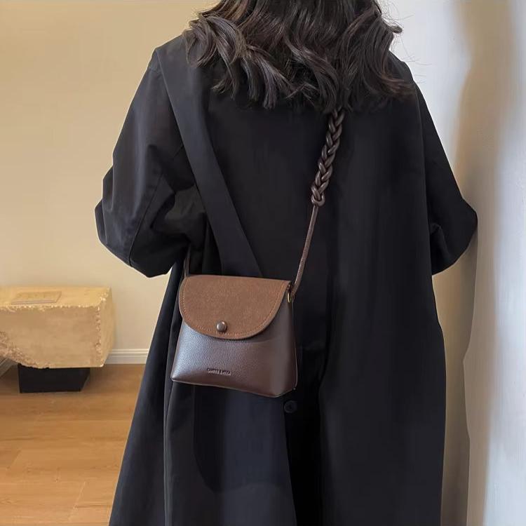Elsa | Mini Crossbody Bag with Braided Strap Accent