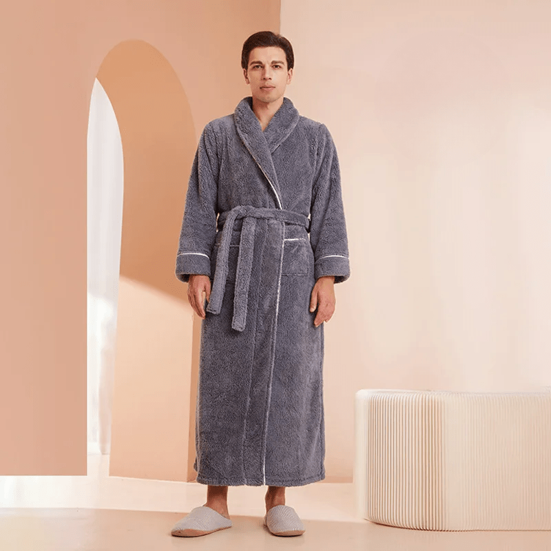 Dean | Unisex Warm & Fluffy Fleece Robe