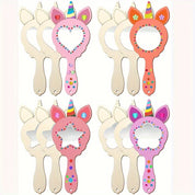 WhimsyReflections - DIY Unicorn Mirror with Hand-Painted Design-1