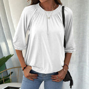 Delilah | Versatile Classic Crew Neck Shirt