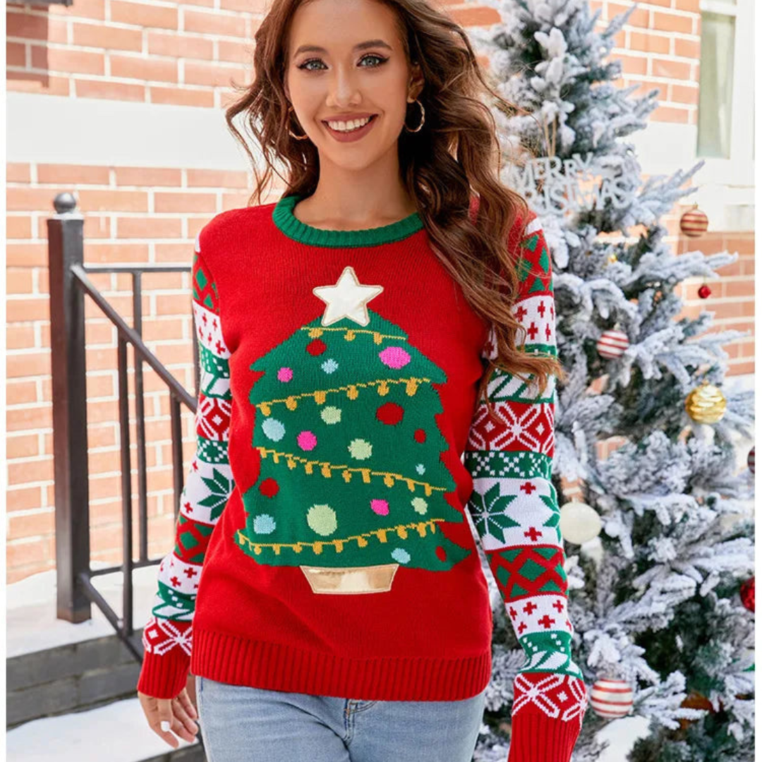 Amelia | Ladies Comfortable Warm Christmas Sweater