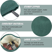 Sienna | Stylish Preppy Cordura Design Cosmetic Bag