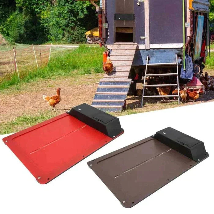 Functional automatic chicken room door