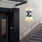 QuadBeam – Waterproof X-Shape LED Wall Light for Exterior Use-4