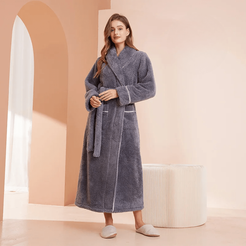 Dean | Unisex Warm & Fluffy Fleece Robe