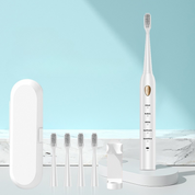 Variant image for B-1 White with 4 brush heads + travel case + stand