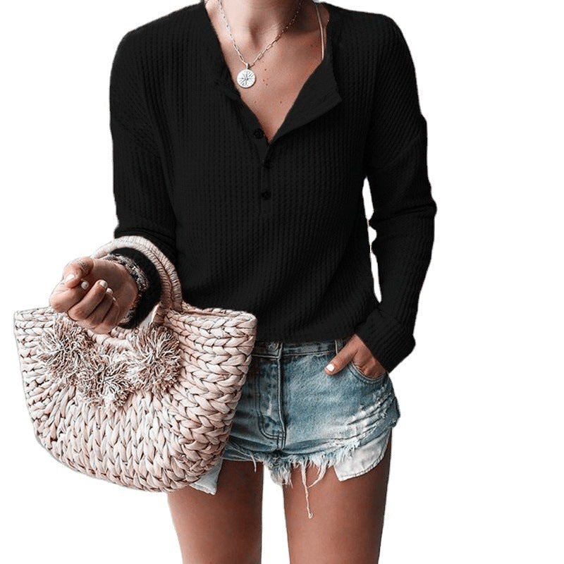 Annalisa | Versatile V-Neck Design Shirts