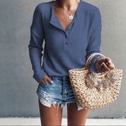 Annalisa | Versatile V-Neck Design Shirts