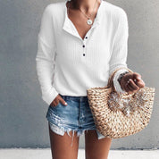 Annalisa | Versatile V-Neck Design Shirts