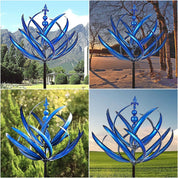 Elegant Garden Wind Spinner – Weather-Resistant Stainless Steel Decorative Accent for Outdoor Spaces, 45 cm Diameter-3