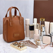 Adele | Elegant Compact Travel-Friendly Makeup Bag