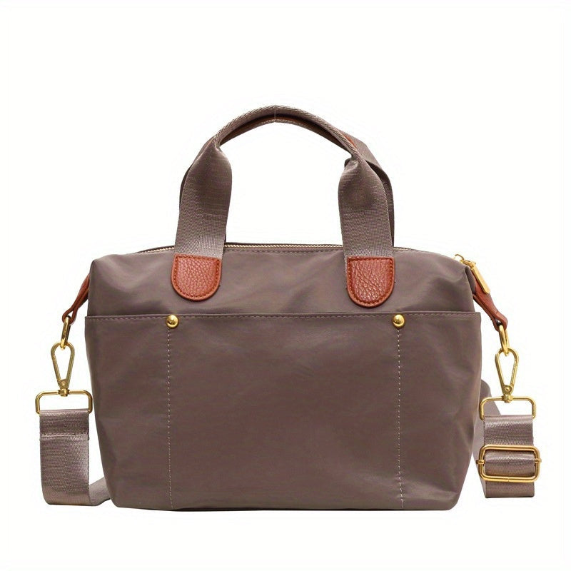 Gabrielle |  Compact Handbag with External Pockets