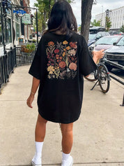Daisy | Round Neckline T-shirt Dress
