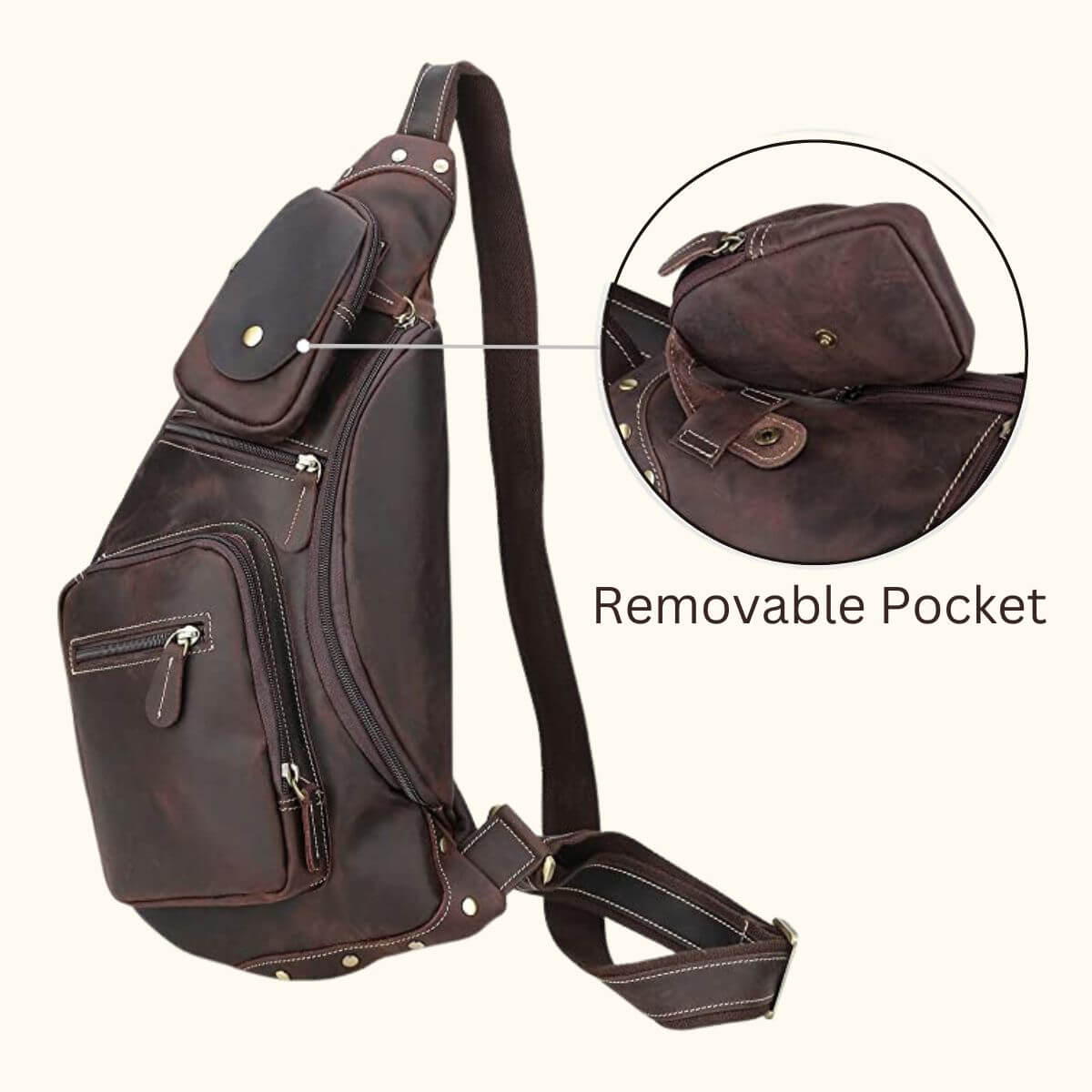 Chuck| Multi-Functional Crossbody Backpack