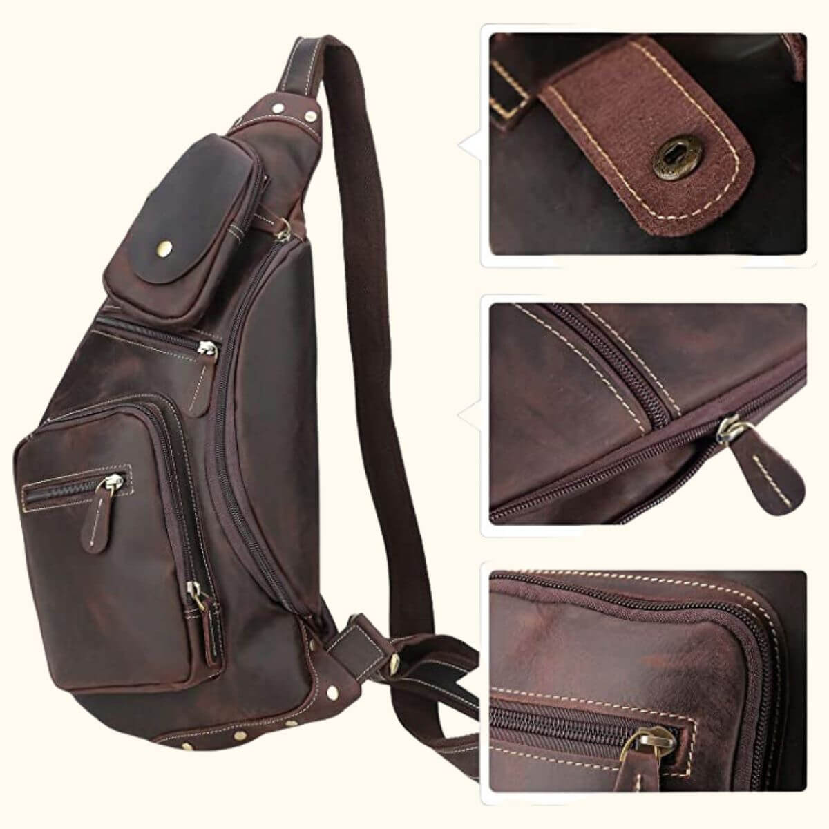 Chuck| Multi-Functional Crossbody Backpack