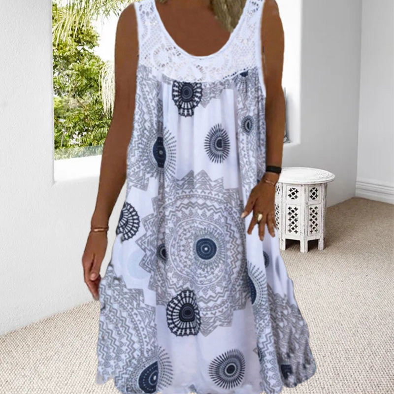 Charlotte | Sleeveless Plus Size Summer Dress