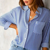 Olivia | Comfortable Classic Button Down Blouse