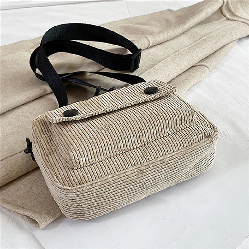 Kayla | Compact Corduroy Crossbody Bag