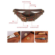 Mike | Exquisite Multi-Pocket Waist Bag for Hands-Free Convenience