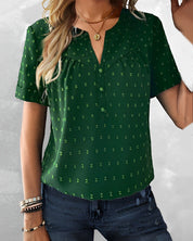 Shirt with V neck and buttons - Milou