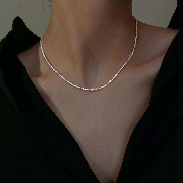 LunaCharm | Elegant Silver Starlight Necklace Set