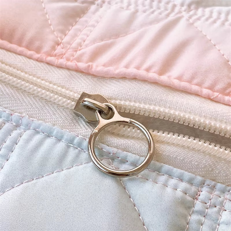 Lilia | Stylish and Compact Quilted Cosmetic Bag
