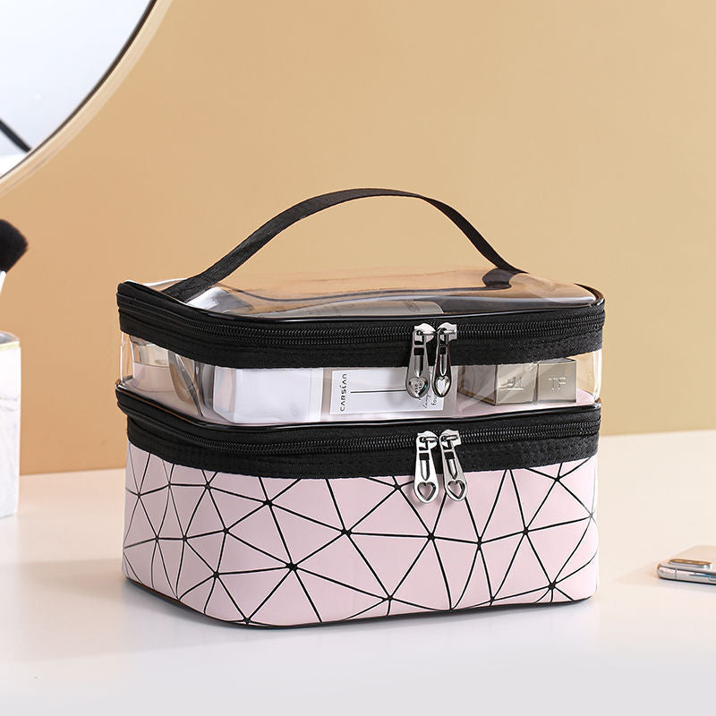 Maddie | Spacious Travel Essentials Organizer with Multiple Pockets and Compartments