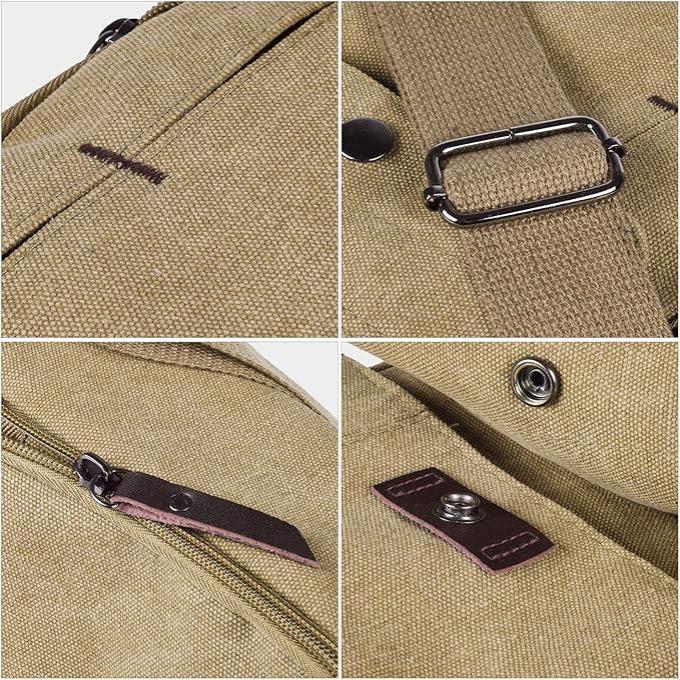 Eddie | Canvas Compact Crossbody Shoulder Bag