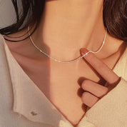 LuxeShine | Elegant Chain Necklace for Effortless Glamour