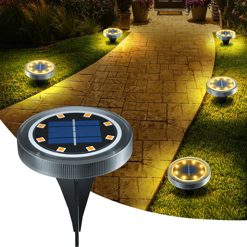 Solar Garden Lights - Waterproof Outdoor LED Lighting for Eco-Friendly Illumination-2