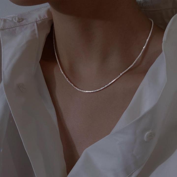 LunaCharm | Elegant Silver Starlight Necklace Set