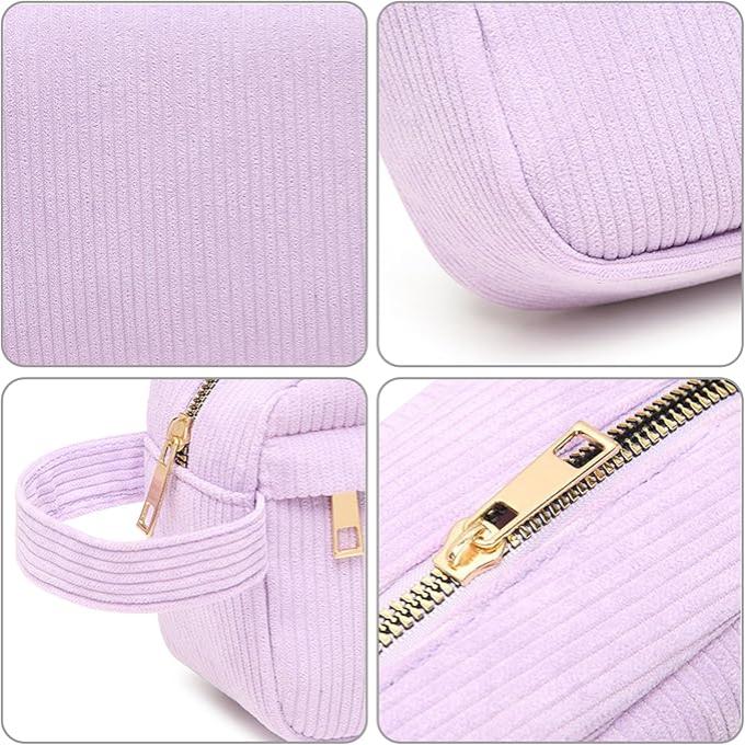 Kamiyah | Soft Cord Cotton Cosmetic Bag for Travel