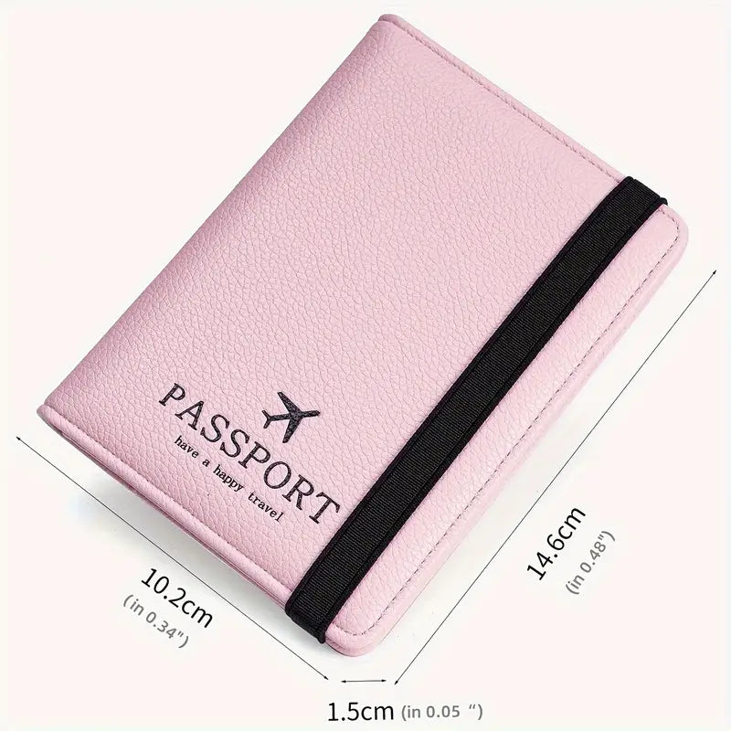 Bellamy | Stylish PU Leather RFID Travel Wallet for Passports