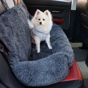 Soft calming car seat dog basket - Cloudpaw